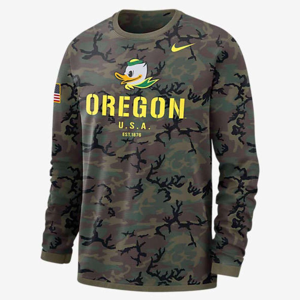 Nike Oregon Ducks Dri-FIT Men's Long-Sleeve Sweatshirt